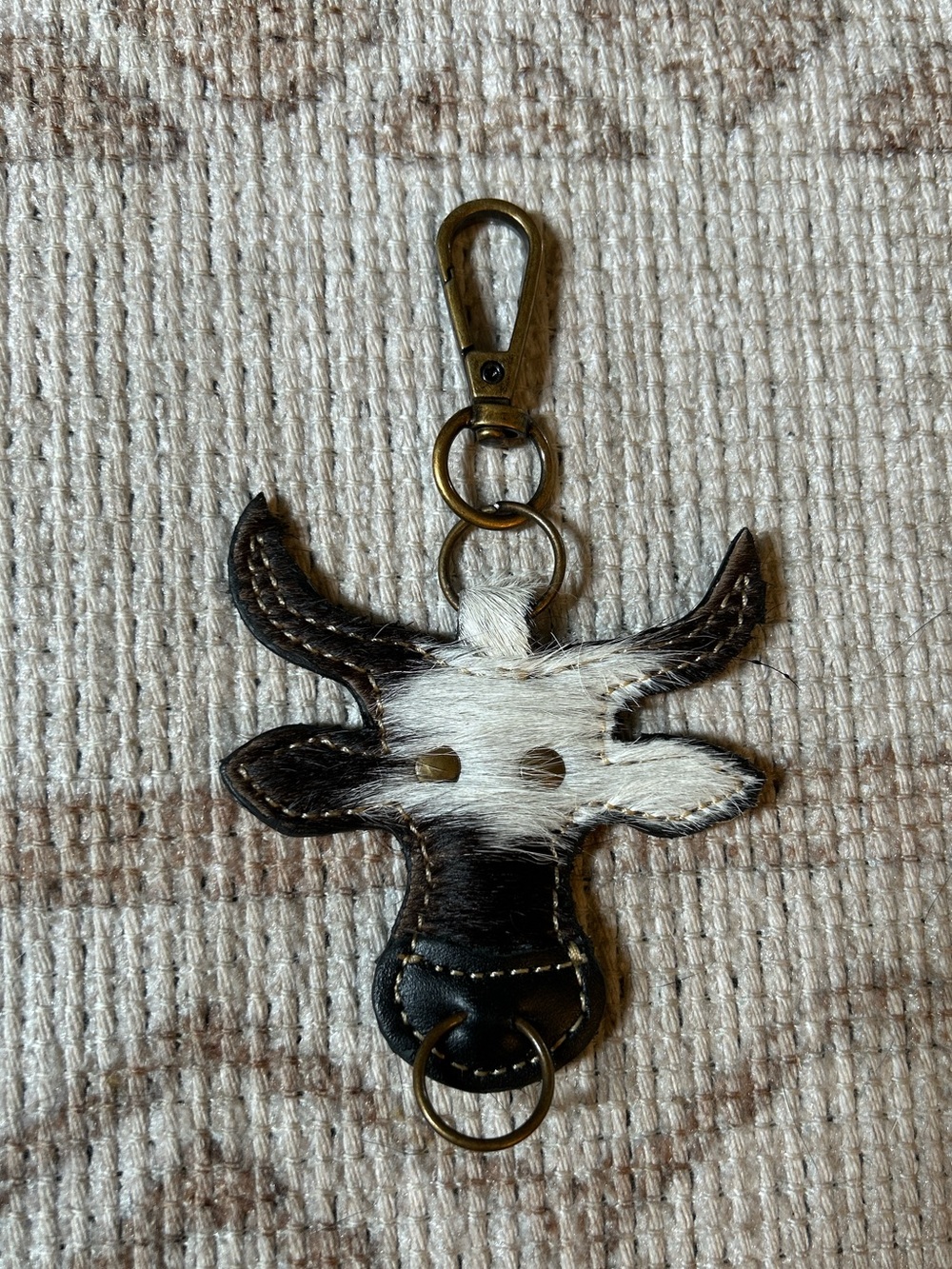 Western Bull Keychain